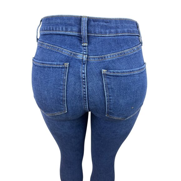 Gap Sky High Universal Jegging Denim Blue Womens Petite Stretch Jeans Size 2 - Picture 5 of 8